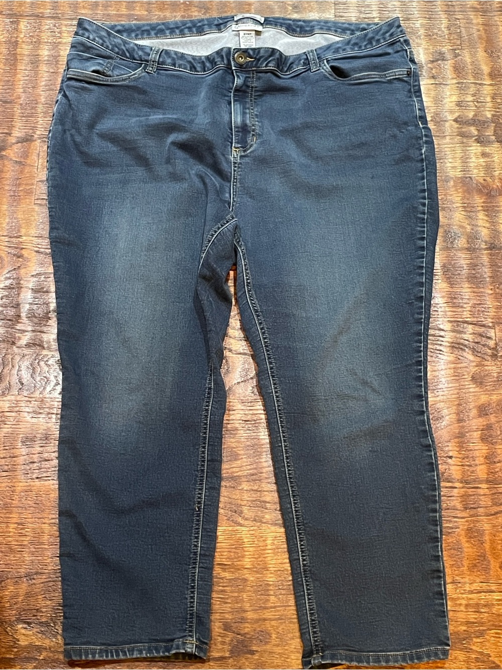 Catherines Dark Blue Petite Jeggings